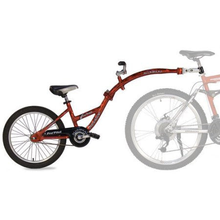 WeeRide Pro Pilot Tandem Bike Trailer Unisex Red Borderline Bikes