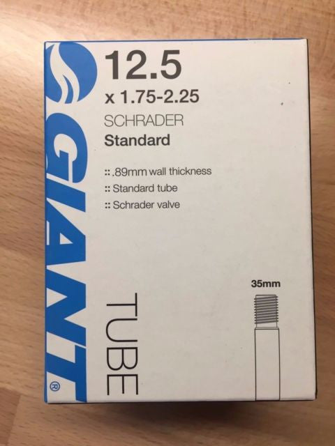 Giant 12.5 x 1.75-2.25 Schrader Valve Inner Tube