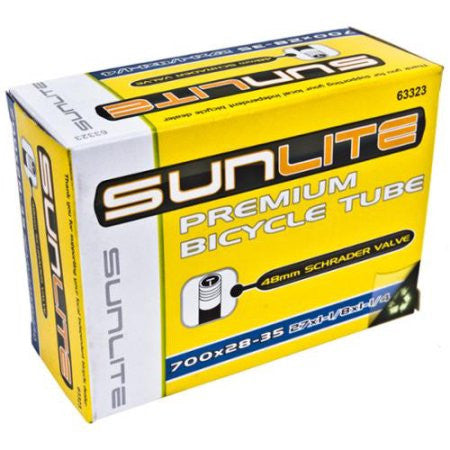 Sunlite Thorn Resistant 700Cx28-35C 27''x1-1/8''x1-1/4'' Schrader Valve Tube
