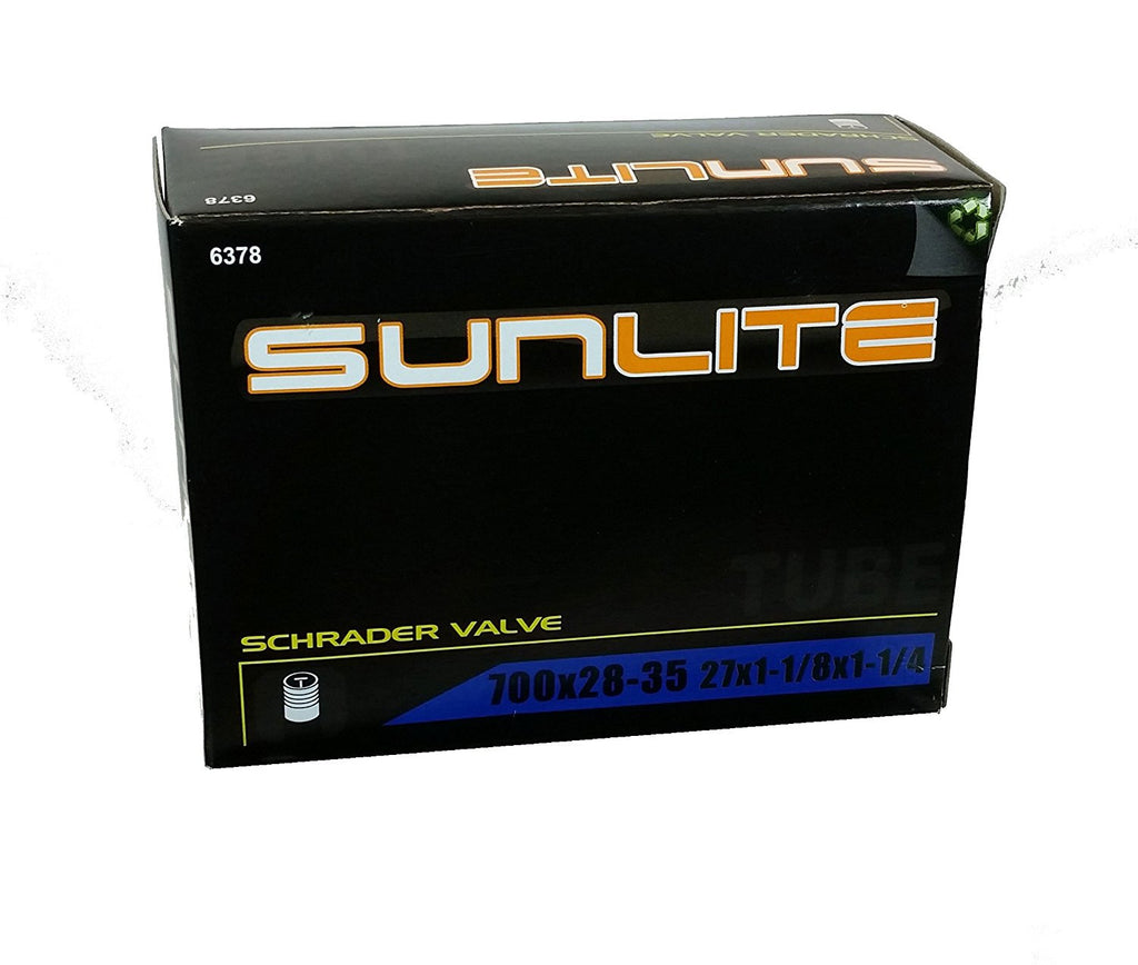 Sunlite 700Cx28-35C 27''x1-1/8''x1-1/4'' Schrader Valve Tube